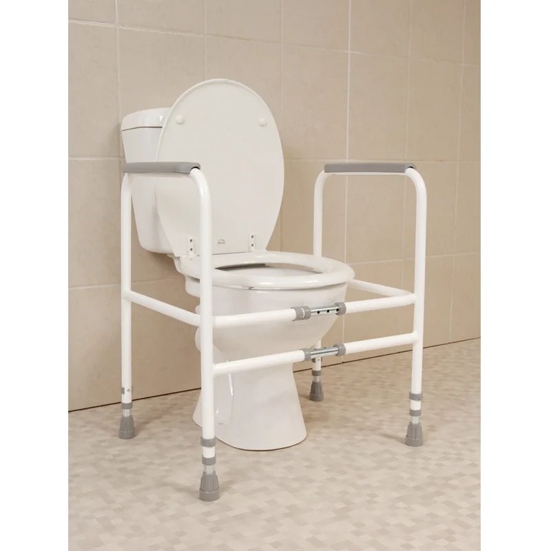 Width Adjustable Toilet Frame ElderEase