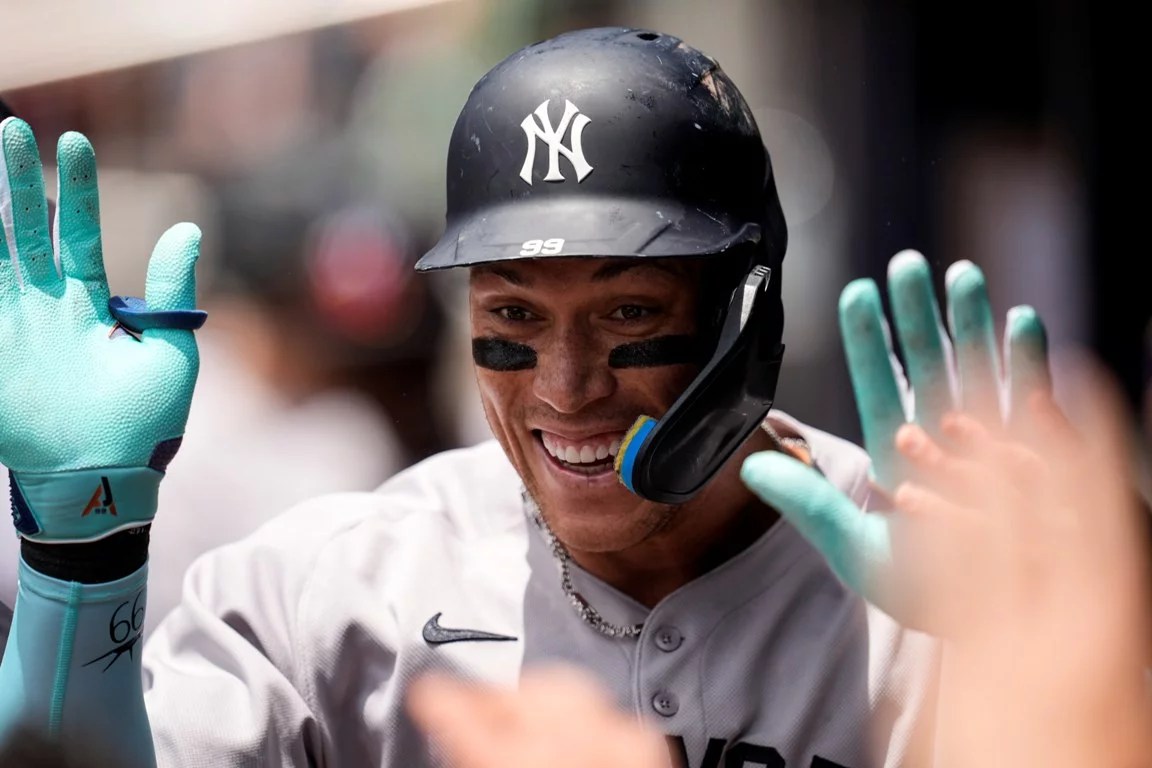 Aaron Judge iguala a A-Rod en la cinta de jonrones Yankees