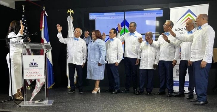 Juramentan nueva directiva filial Adompretur en NY