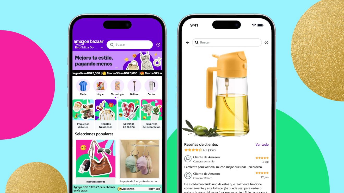 Amazon venablo en República Dominicana nueva app Amazon Bazaar