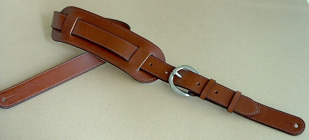 Original Plain Model Leather Guitar Strap « El Dorado Leather Guitar