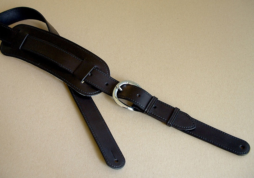 Original Plain Model Leather Guitar Strap « El Dorado Leather Guitar