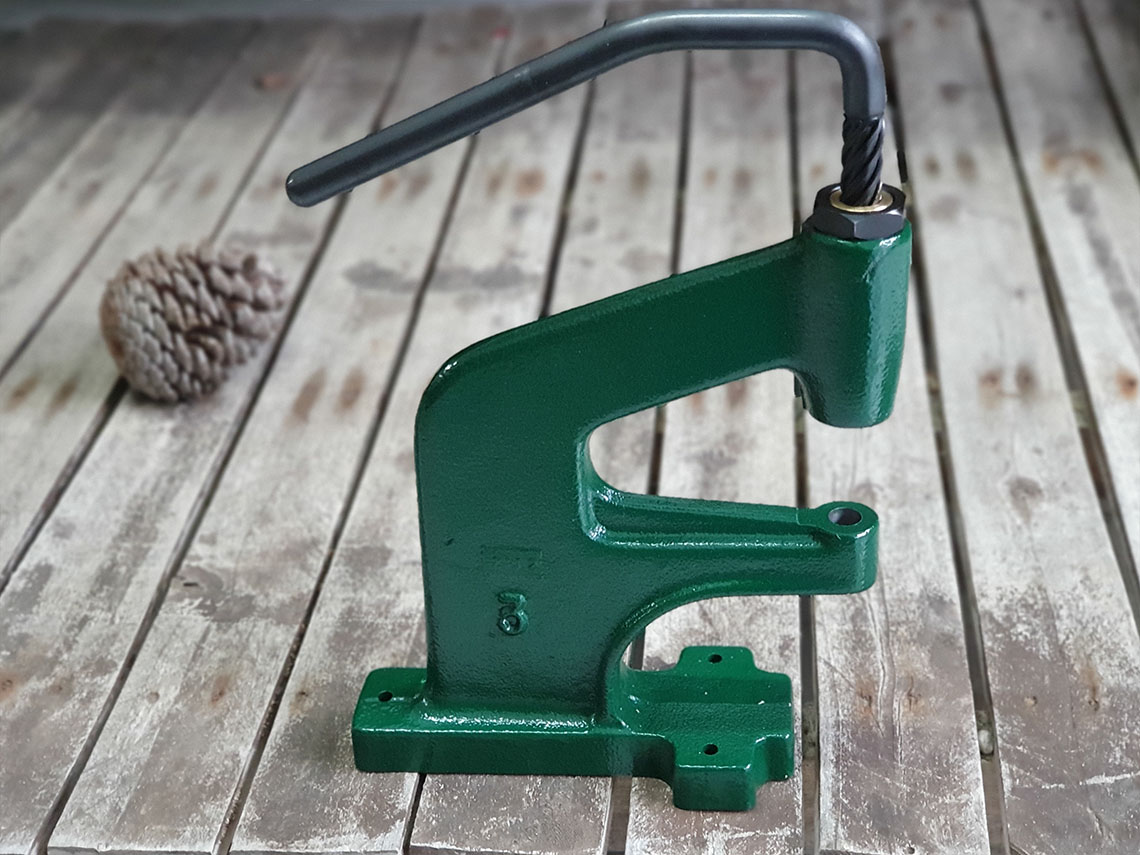 Hand Press Machine No3 For Leather Crafting. Hole Punching Setting