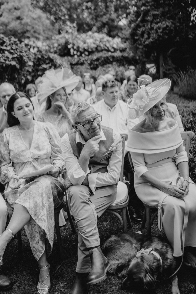 Garden celebrant wedding ceremony