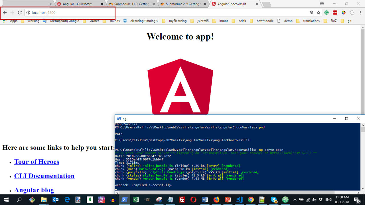 Submodule 19.2 Getting Started with Angular Setting up the Angular