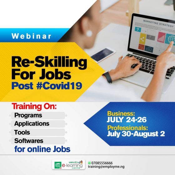 RE SKILLING FOR JOBS POST COVID19 eLEarning