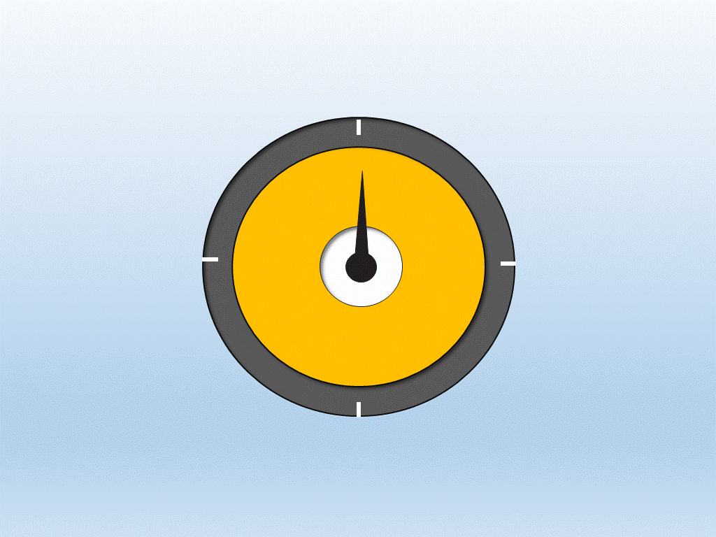 PowerPoint Timer Animation Template Needle eLearningArt