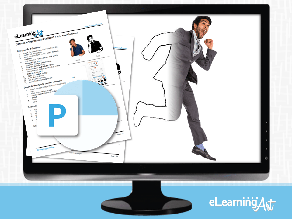 Graphic Novel Style in PowerPoint Step by Step Tutorial eLearningArt