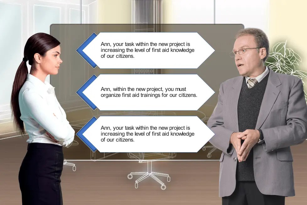 Business Conversation — Storyline Template eLearningchips
