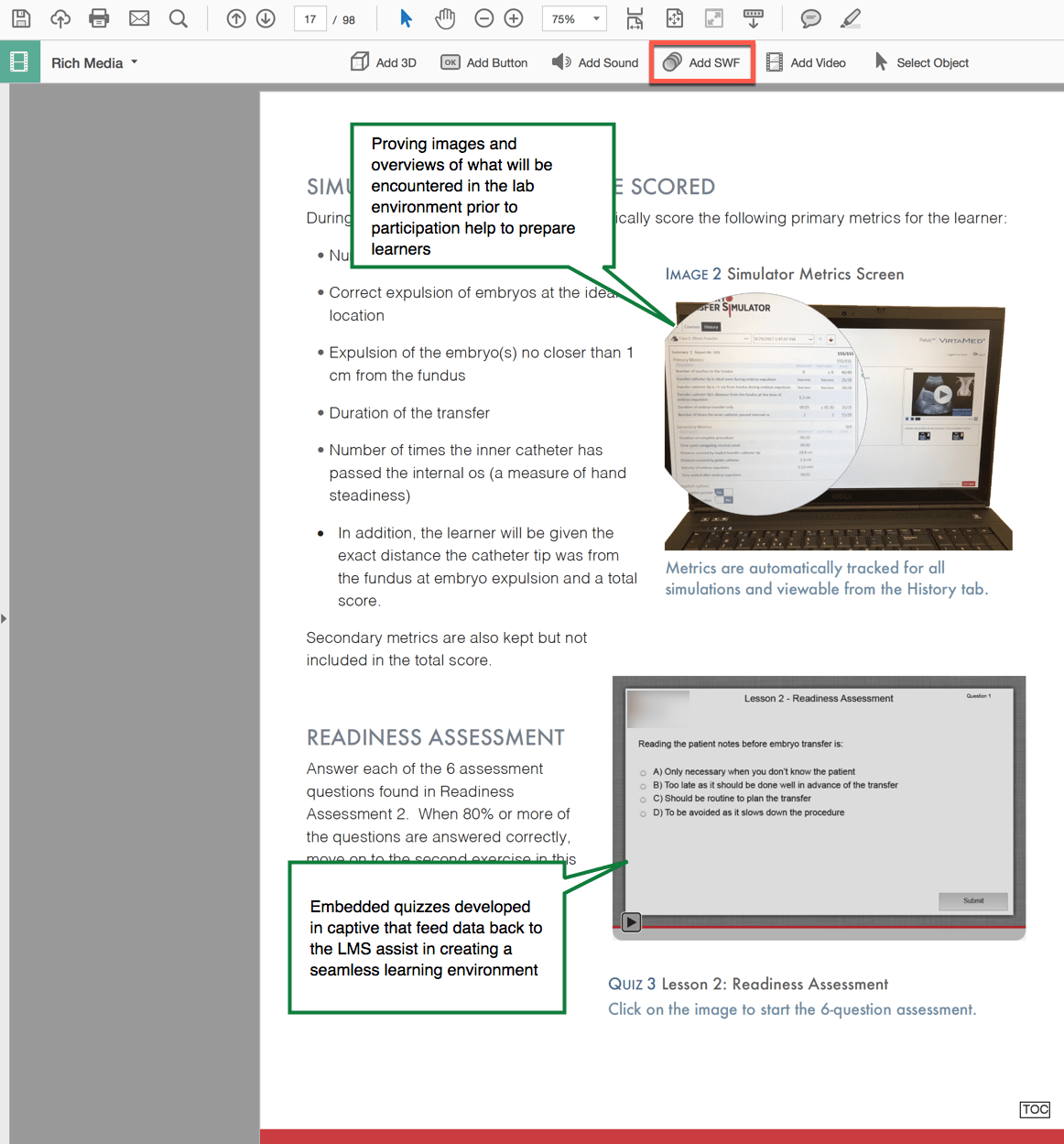 Leveraging Acrobat DC and Captivate 2017 to Enhance Self