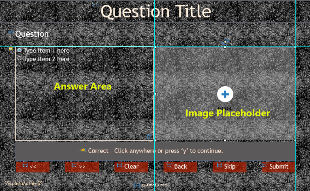 Captivate's Quizzes (5) Master Slides eLearning