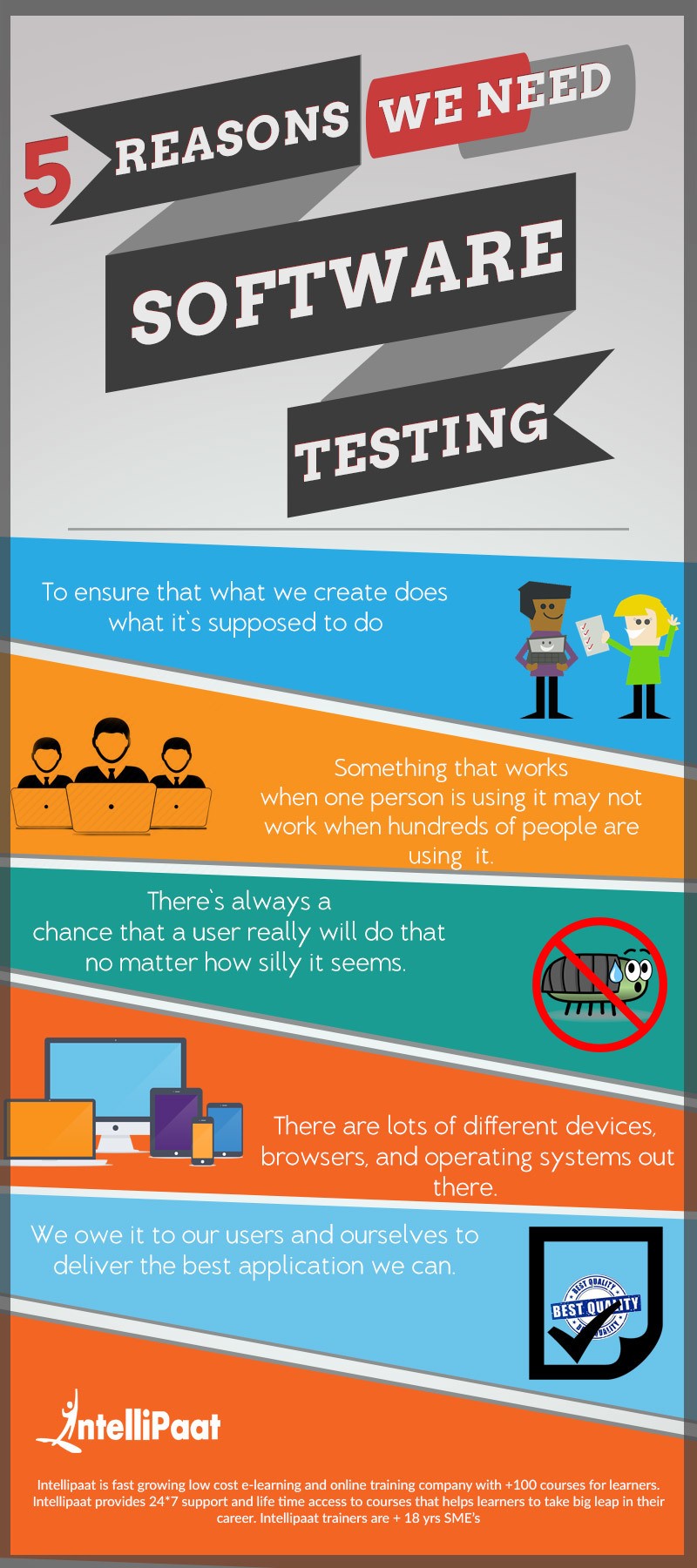 5 Reasons We Need for Software Testing Infographic e