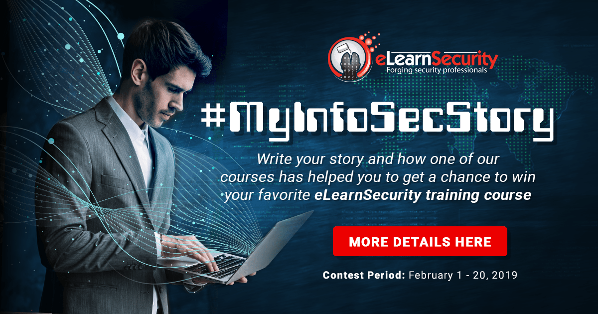 MyInfoSecStory Contest Win The Course Of Your Choice