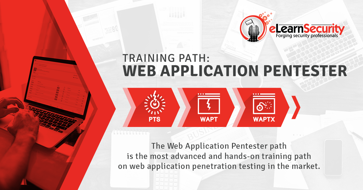 The Web Application Pentester training path eLearnSecurity