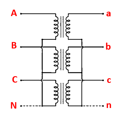 Three-Phase Transformer Connections: