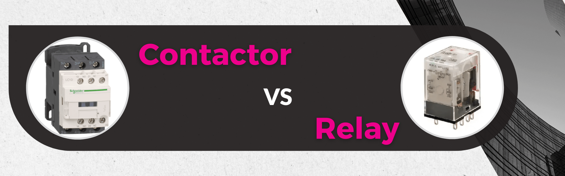Difference Between Relay and Contactor ElectGo