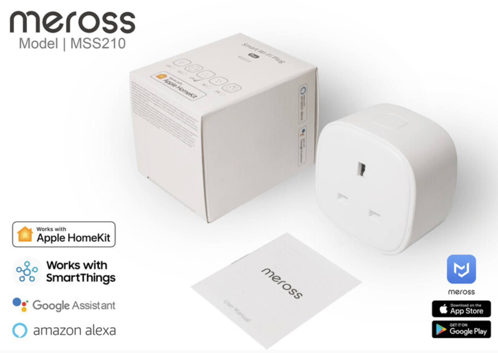 【智能插頭推介】Meross 智能插頭 MSS210 支援 Apple／Google／Amazon