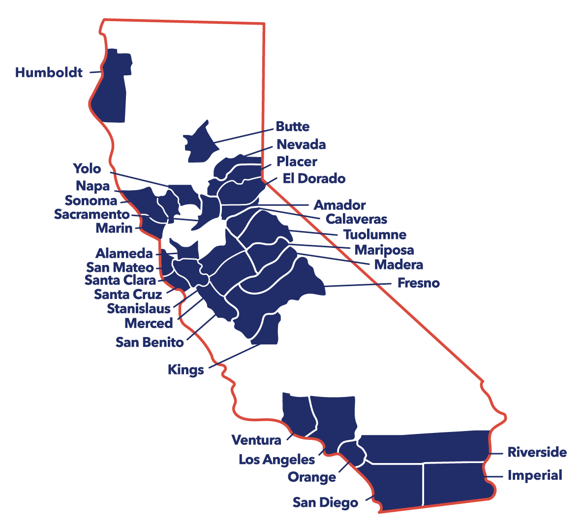 VCA Participating Counties California Secretary of State