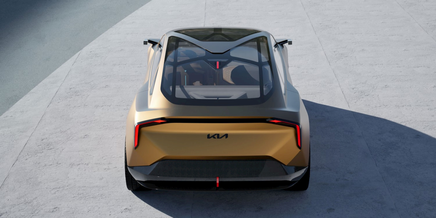 Kia’s cyber-inspired electric sports car is 90% production-ready