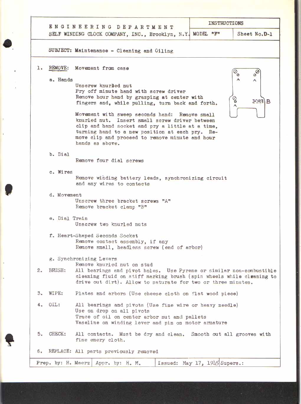 FTL Design Electric Clocks SelfWinding Clock Company