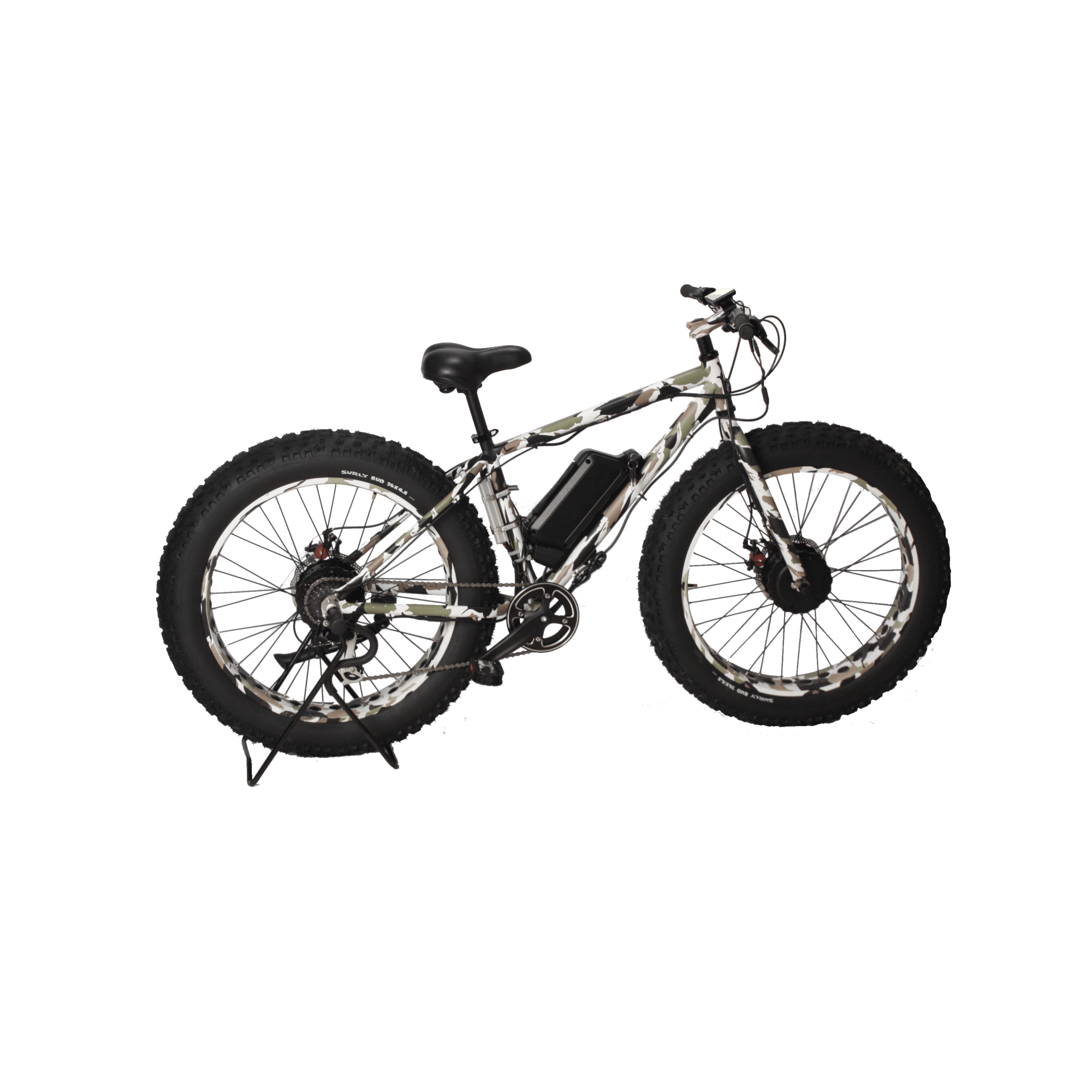 ECherokee 1250W FrontWheel Drive Fat Tire EBike Electric EBikes