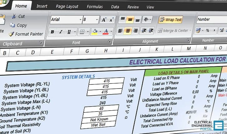 How To Calculate 3 Phase Panel Load » Wiring Diagram & Schematic