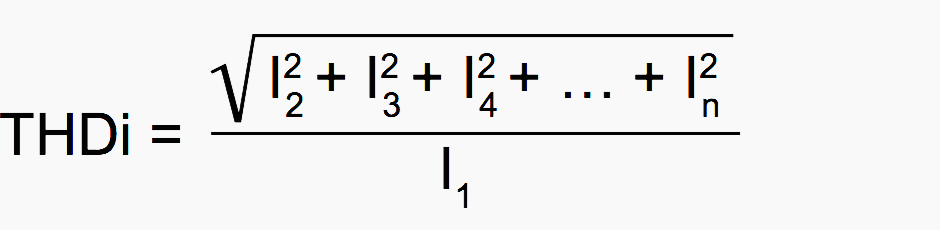 Detailed calculation of currents and power according to the type of