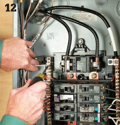 How to install a manual transfer switch for a backup system in 16 steps