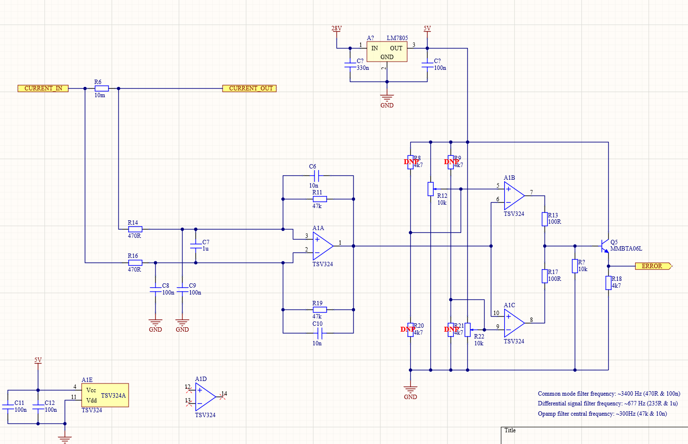 Electrical Engineering ESD Protection Differential Amplifier