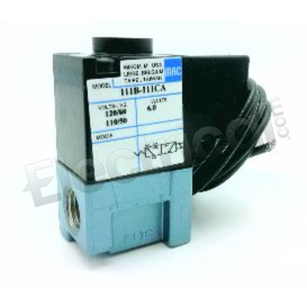 Mac Valves Inc 111B-601CAAA Solenoid Valve Valve