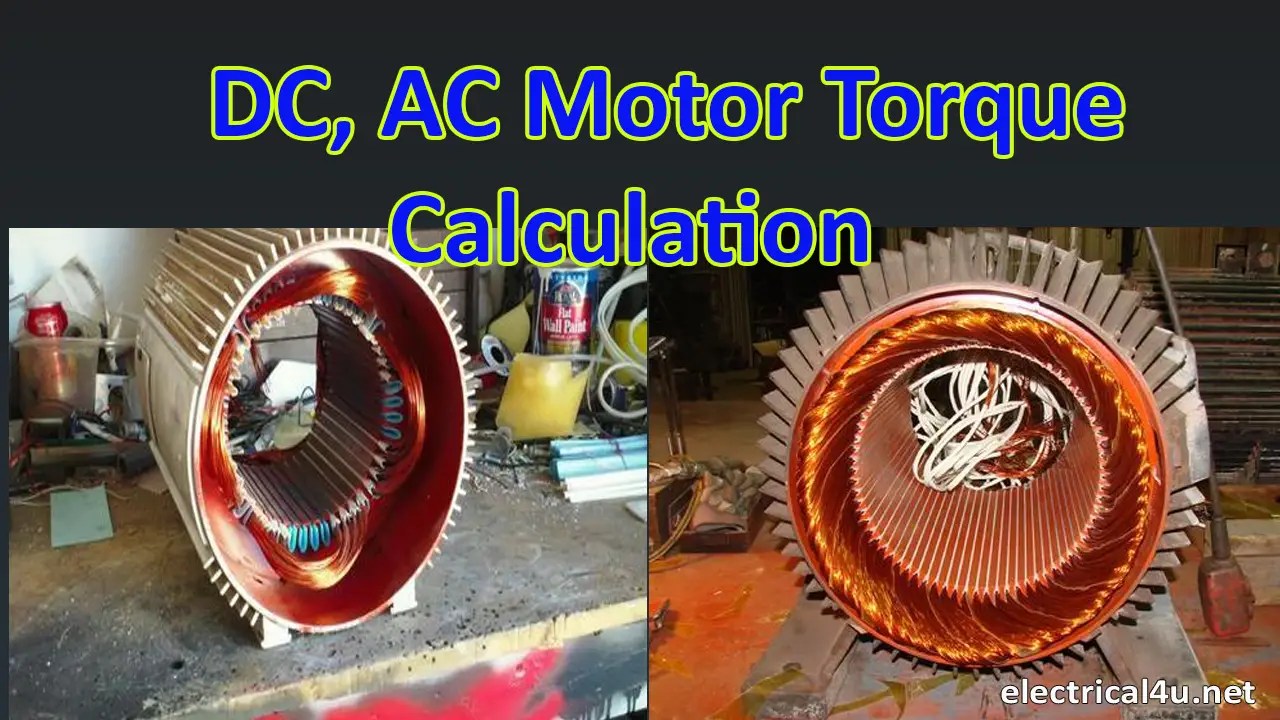 Electric Motor Torque Calculation Formula & Torque Calculator Online