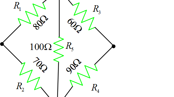 Equivalent Resistance Calculation in a Complex Circuit Using Matlab