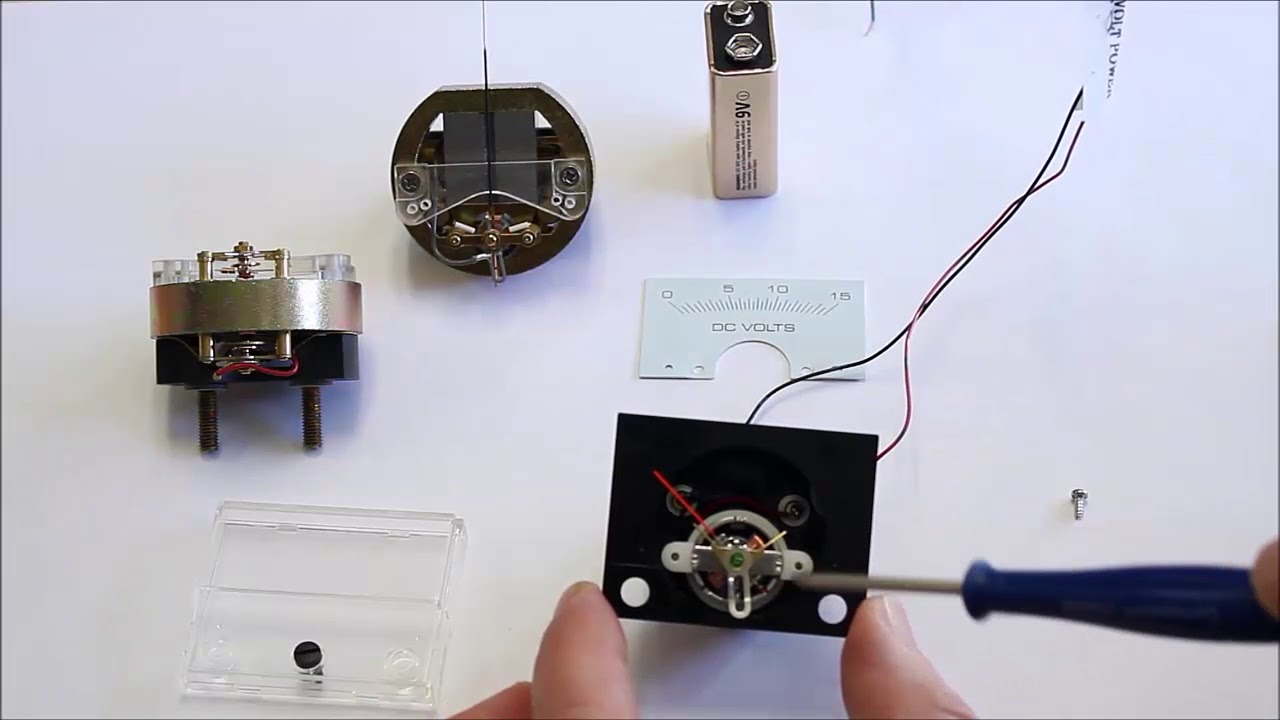Analog Meter Movement D’Arsonval & Iron Vane Meter Movement