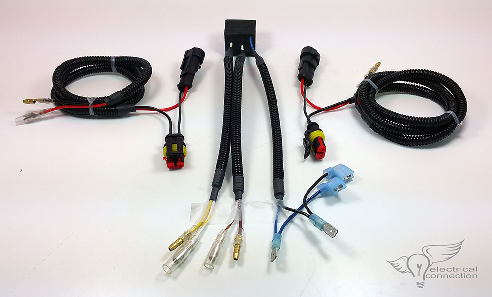 Can Am Spyder RT Front Turn Signal Conversion Kit Electrical Connection