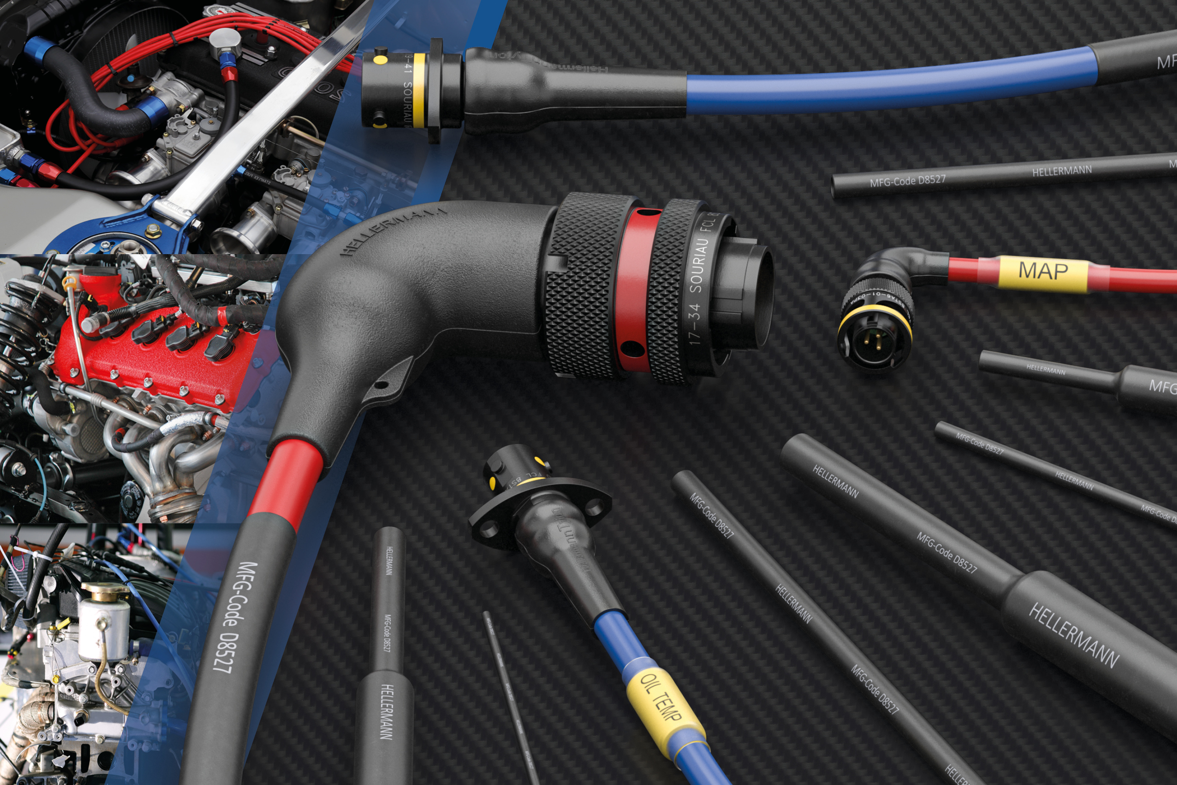 HellermannTyton Heat Shrink Tubing available from Lane Electronics