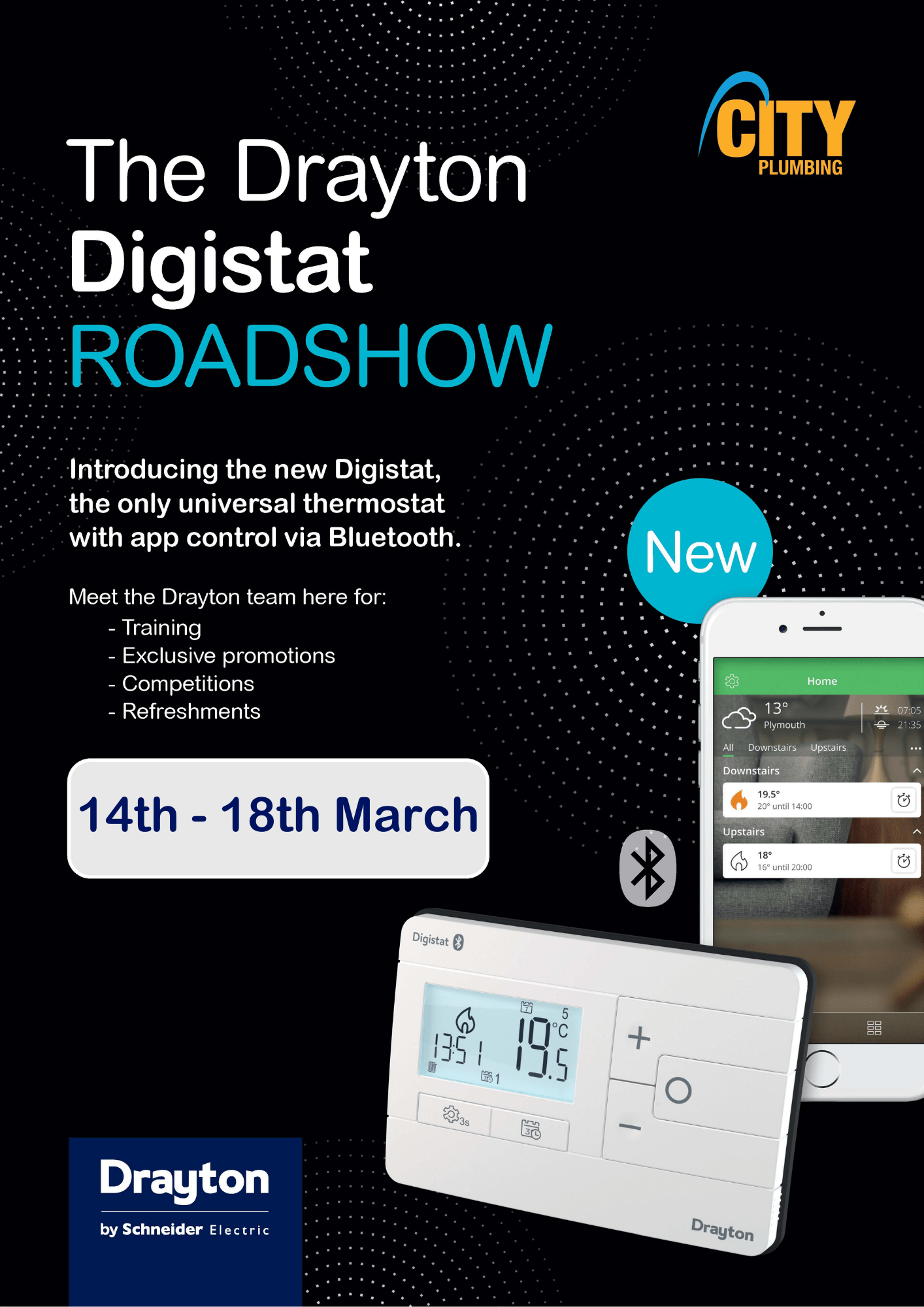 Join Drayton on their Digistat Roadshow Electrical Contracting News (ECN)