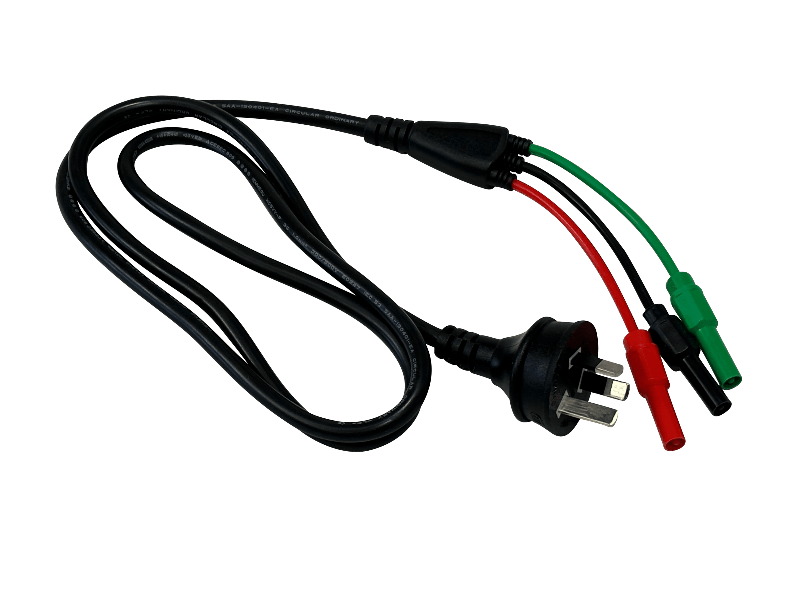 3 PIN Test lead set for GPOs Electrical Factory Outlet