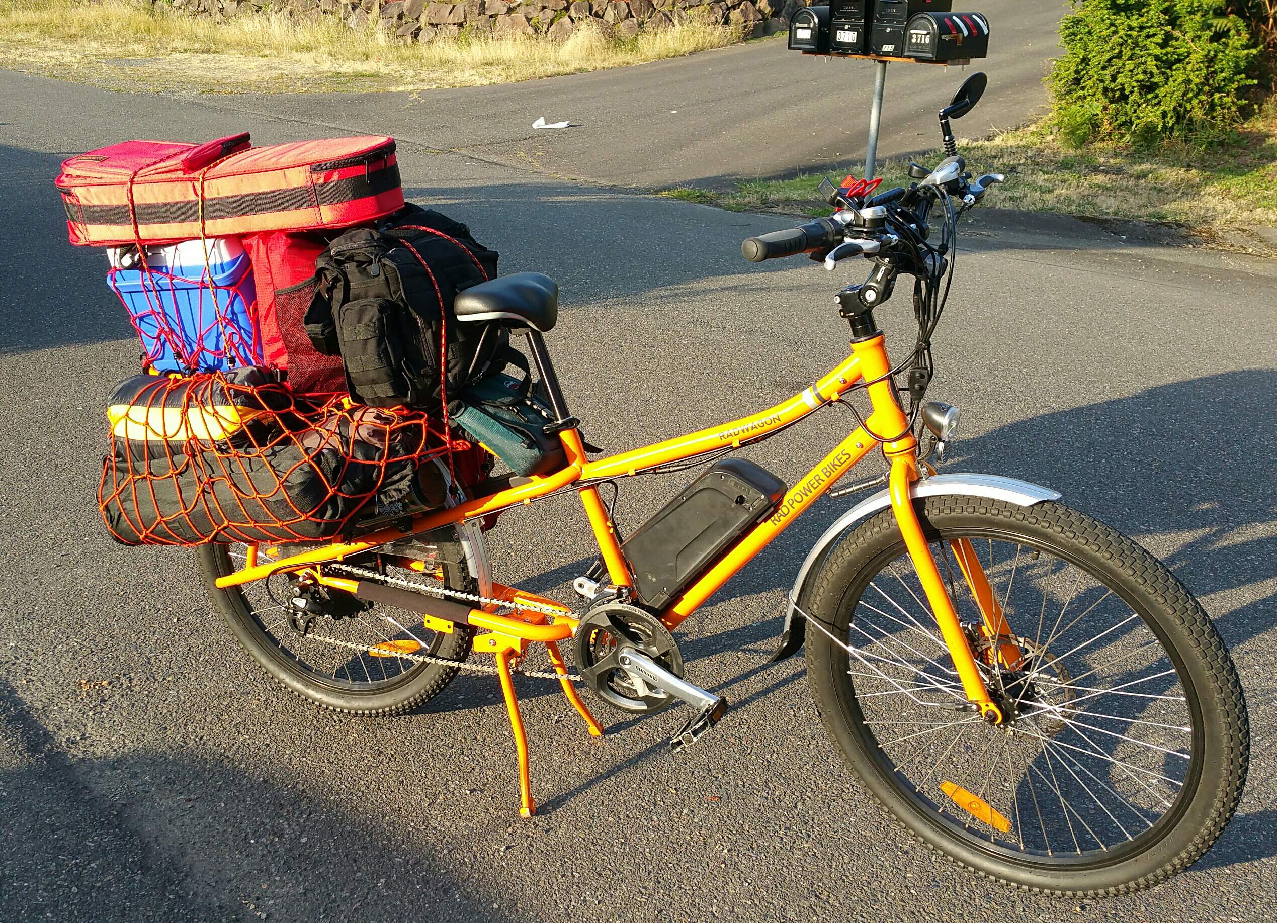 Camping set up Electric Bike Forums Q&amp,A, Help, Reviews and Maintenance