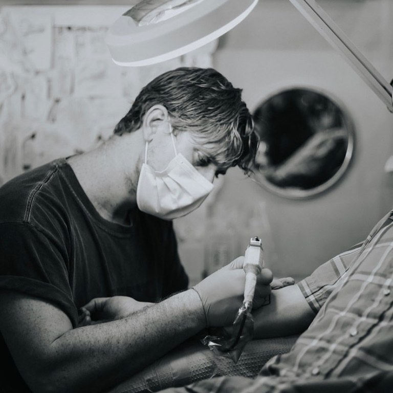 Artists Electric Chair Tattoo