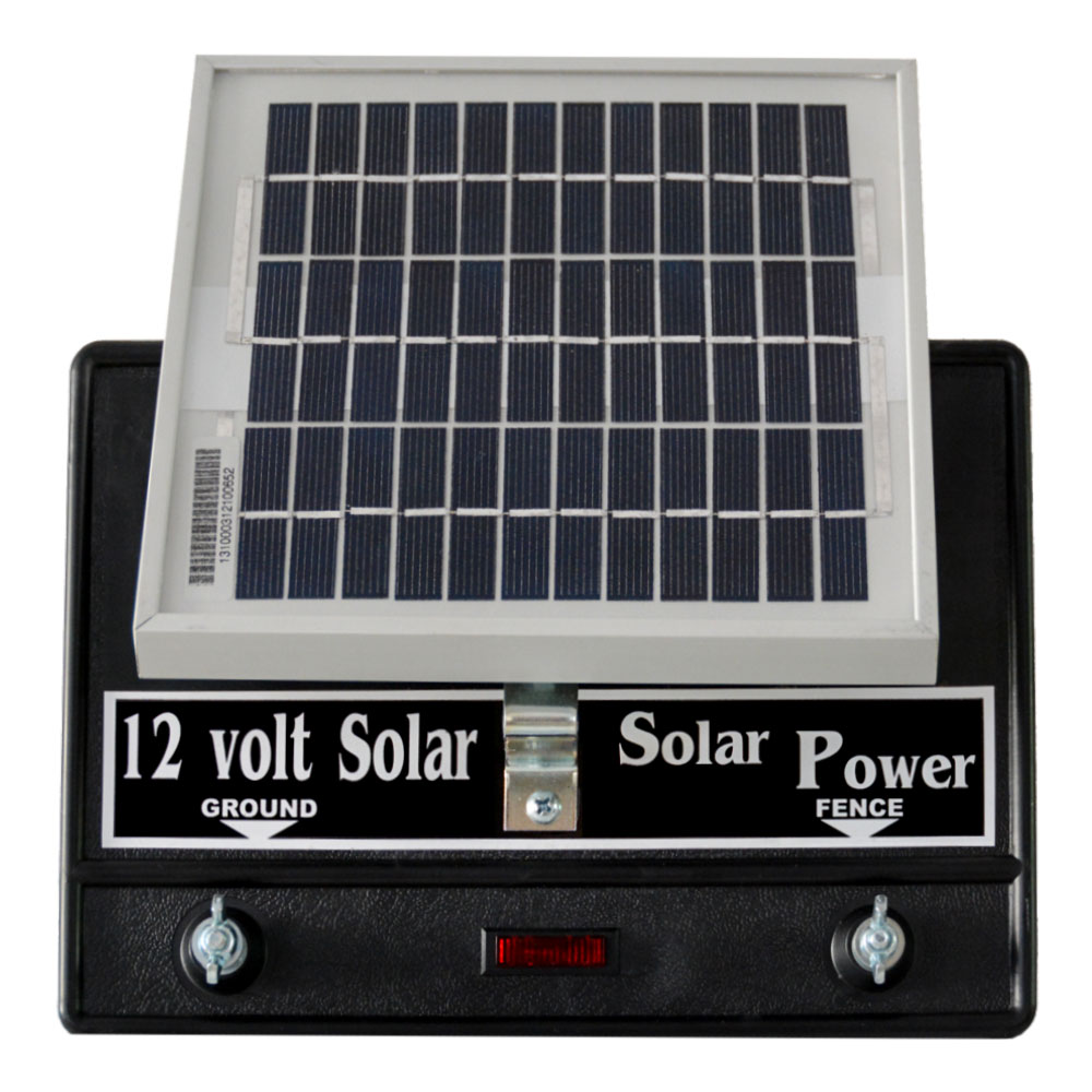 Solar Fence Charger 12 Volt DC/ Free Lightning Diverter Included!!! Electric Fence Light