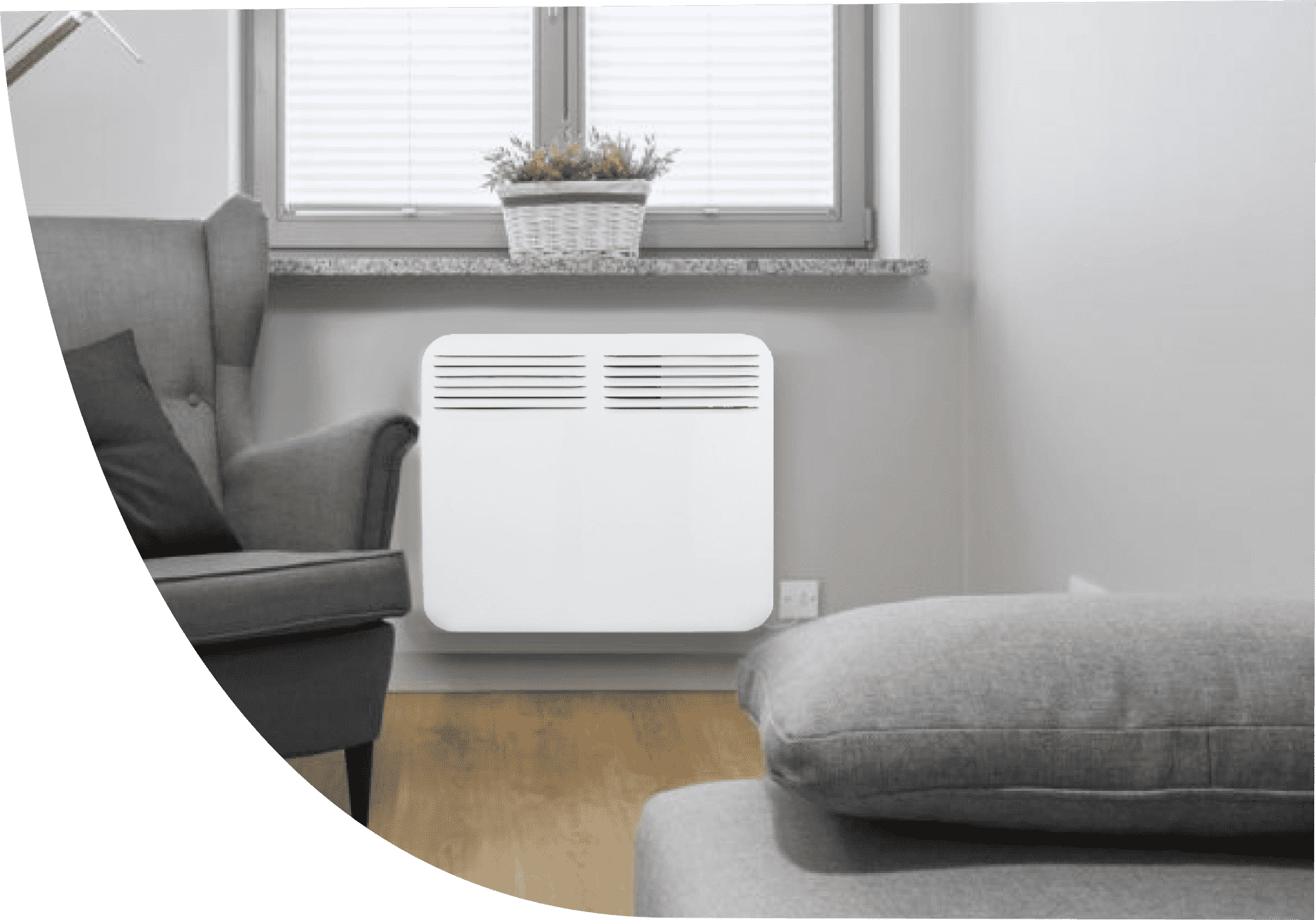 EcoSaver HPH500 Panel Electric Radiator 1000W Electric Heaters