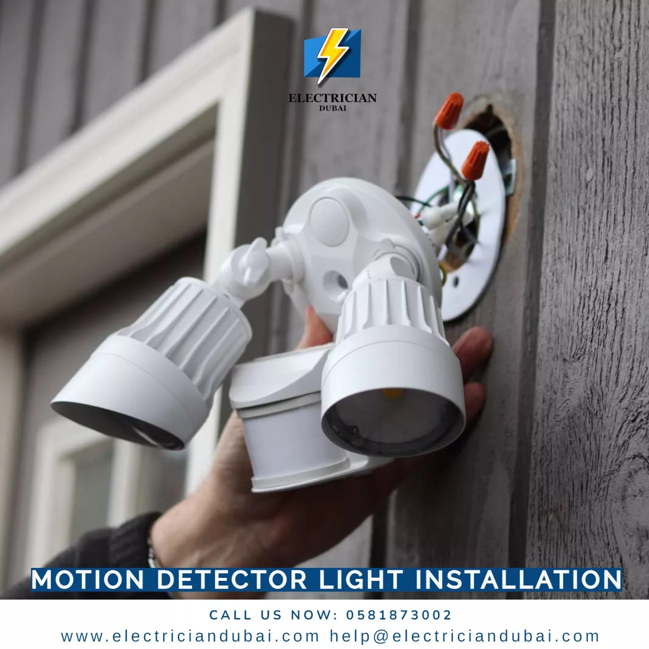 Motion Detector Light Installation 0581873002 24/7