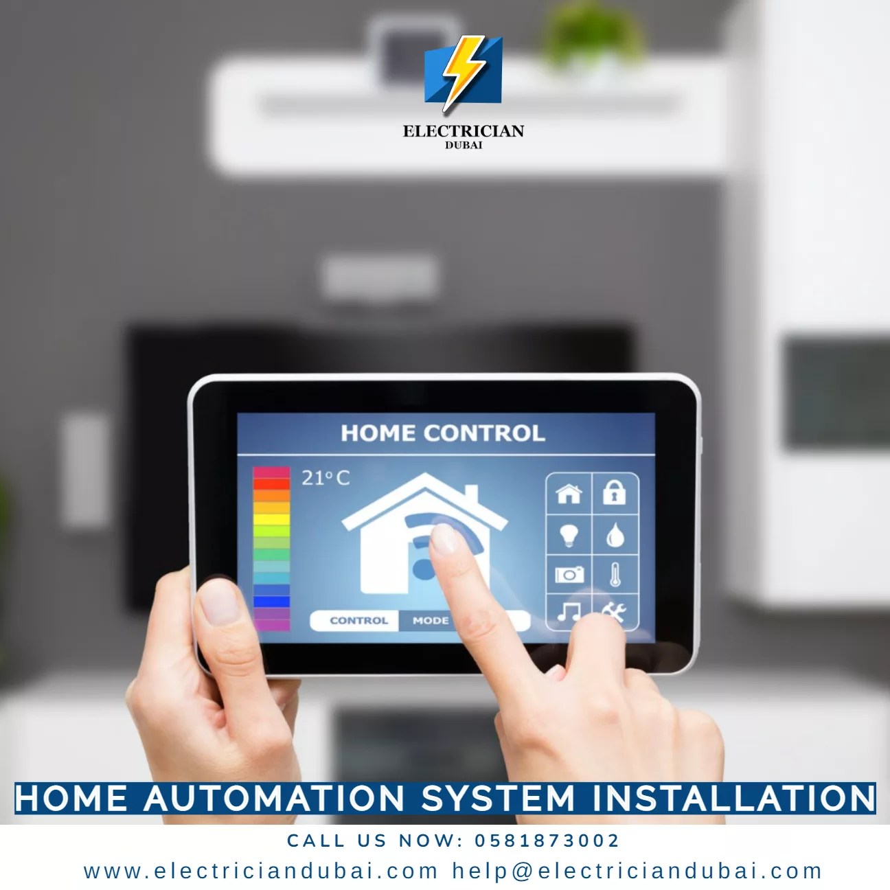 Home Automation System Installation 0581873002 Electrician Dubai