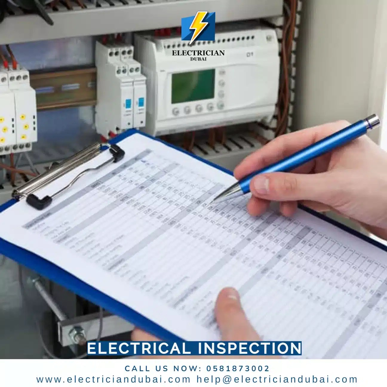 Electrical Inspection 0581873002 Electrician Dubai كهربائي دبي