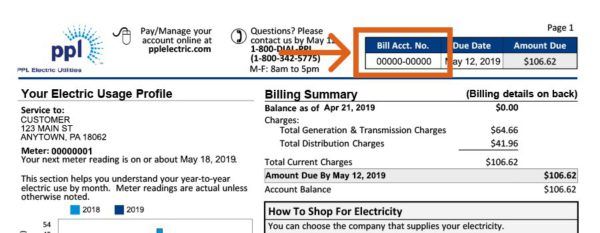 PPL Electric Bill