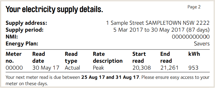 How to Read Your Electricity Bill Electricity Wizard