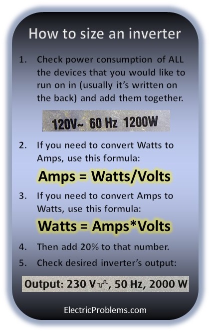 How Fast Will Power Inverter Drain Battery? - Electric Problems