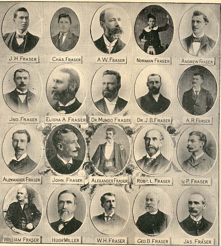 Fraser Clan Map Scotland