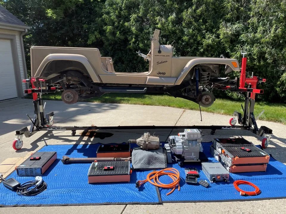 EV Jeep Conversion Electrified Veronika