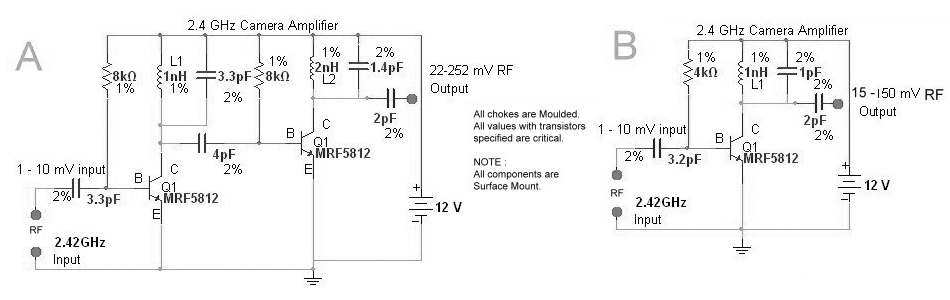 2.4 GHz RF Pinhole Camera Amplifiers 17 December 2011 Circuits